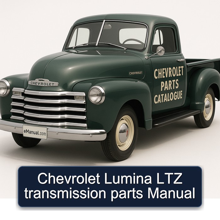 Chevrolet Lumina LTZ Transmission Parts Catalog PDF