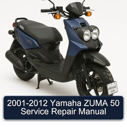2001-2012 Yamaha Zuma Service Repair Workshop Manual PDF