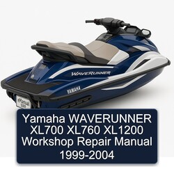 1999-2004 Yamaha Waverunner XL700 XL760 XL1200 Service Repair Workshop Manual PDF