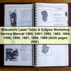 1990-1999 Mitsubishi Eclipse Laser Talon Service Repair Workshop Manual PDF