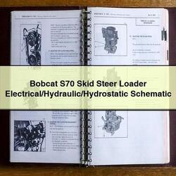 Bobcat S70 Skid Steer Loader Electrical/hydraulic/hydrostatic Electrical Wiring Diagrams PDF