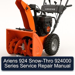 Ariens 924 SNOW-THRO 924000 Series Service Repair Workshop Manual PDF