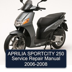 2006-2008 Aprilia Sportcity Service Repair Workshop Manual PDF