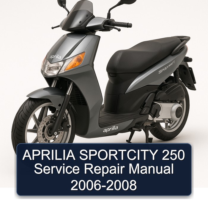 2006-2008 Aprilia Sportcity Service Repair Workshop Manual PDF
