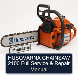Husqvarna Chainsaw 2100 Service Repair Workshop Manual PDF
