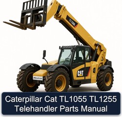 Caterpillar CAT TL1055 TL1255 Telehandler Parts Catalog PDF