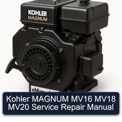 Kohler Magnum Models MV16 MV18 MV20 Service Repair Workshop Manual PDF
