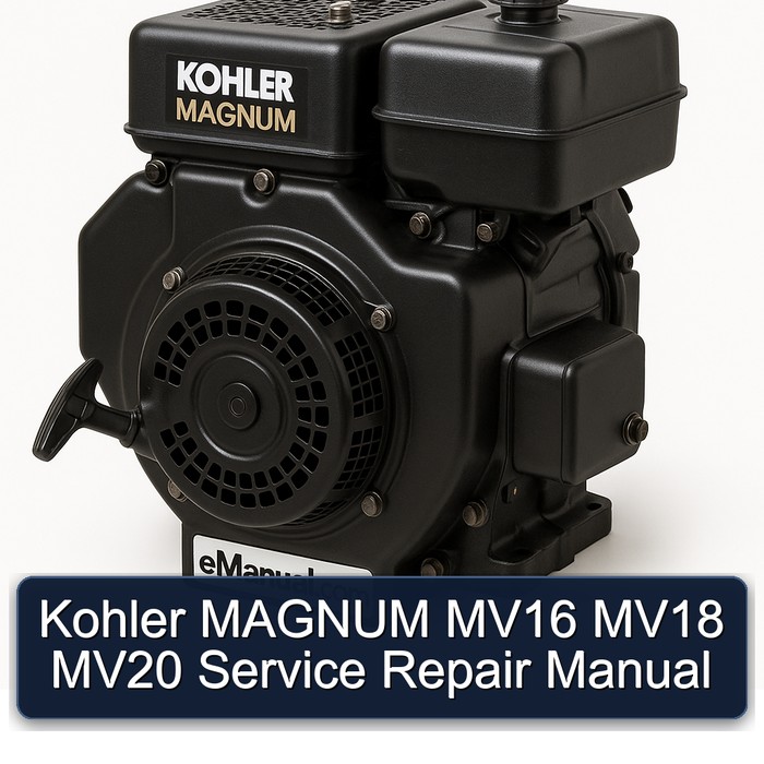 Kohler Magnum Models MV16 MV18 MV20 Service Repair Workshop Manual PDF