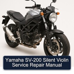 Yamaha SV Models SV-200 Silent Violin Service Repair Workshop Manual PDF