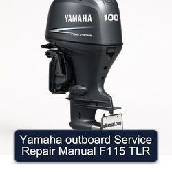 Yamaha Outboard F115 TLR Service Repair Workshop Manual PDF