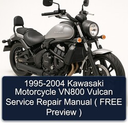 1995-2004 Kawasaki Vulcan Motorcycle VN800 ( Free Preview ) Service Repair Workshop Manual PDF