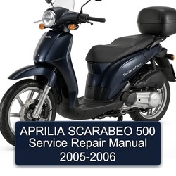 2005-2006 Aprilia Scarabeo Service Repair Workshop Manual PDF