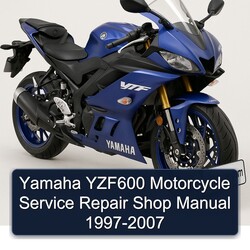 1997-2007 Yamaha YZF Models YZF600 Motorcycle Shop Service Repair Workshop Manual PDF
