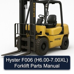 Hyster F006 (h6.00-7.00xl) Forklift Parts Catalog PDF
