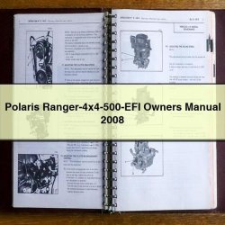 2008 Polaris Ranger-4x4-500-efi Owners Owner's Manual PDF