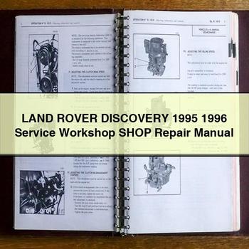 1995-1996 Land Rover Discovery Shop Service Repair Workshop Manual PDF