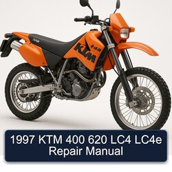 1997 KTM 400 620 LC4 LC4E Service Repair Workshop Manual PDF