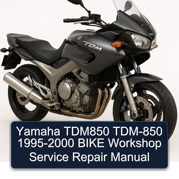 1995-2000 Yamaha TDM Models TDM850 TDM-850 - Bike Service Repair Workshop Manual PDF