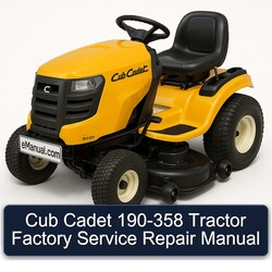 Cub Cadet 190-358 Tractor Service Repair Workshop Manual PDF