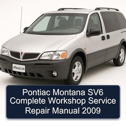 2009 Pontiac Montana SV6 Service Repair Workshop Manual PDF