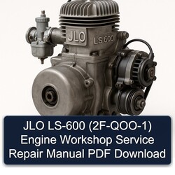 JLO LS 600 LS-600 (2F-QOO-1) Engine 2F Service Repair Workshop Manual PDF