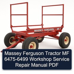 Massey Ferguson Tractor MF 6475-6499 Service Repair Workshop Manual PDF