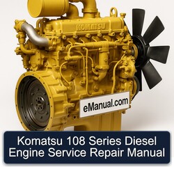 Komatsu 108 Series Diesel Engine Service Repair Workshop Manual PDF