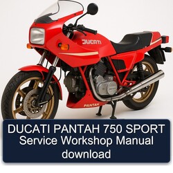 Ducati Pantah 750 Sport Service Repair Workshop Manual PDF