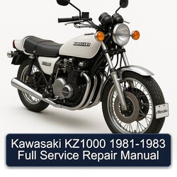 1981-1983 Kawasaki KZ Series KZ1000 Service Repair Workshop Manual PDF