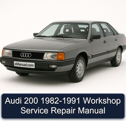 1982-1991 Audi 200 Service Repair Workshop Manual PDF