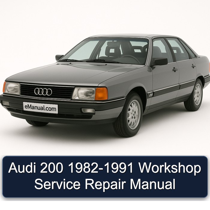 1982-1991 Audi 200 Service Repair Workshop Manual PDF