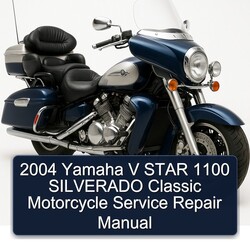2004 Aprilia Classic Yamaha V Star 1100 Silverado Motorcycle Service Repair Workshop Manual PDF