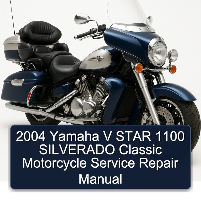 2004 Aprilia Classic Yamaha V Star 1100 Silverado Motorcycle Service Repair Workshop Manual PDF