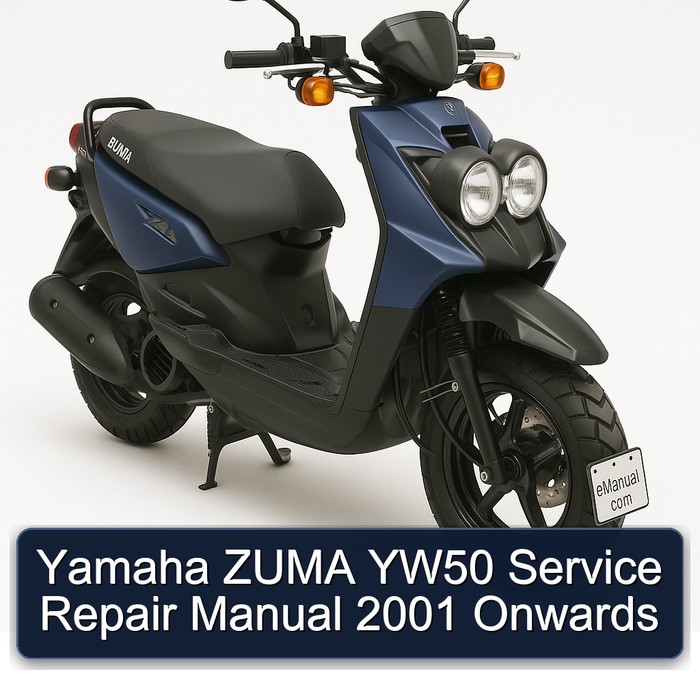 2001 Yamaha Zuma YW50 Onwards Service Repair Workshop Manual PDF