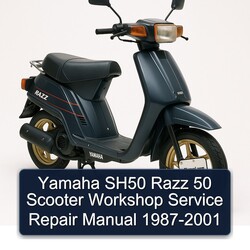1987-2001 Yamaha Razz SH50 50 Scooter Service Repair Workshop Manual PDF