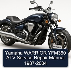1987-2004 Yamaha Warrior YFM350 ATV Service Repair Workshop Manual PDF