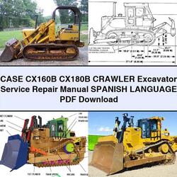Case CX160B CX180B Crawler Excavator Spanish Language Service Repair Workshop Manual PDF
