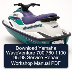 1995-1998 Yamaha Waveventure 700 760 1100 Service Repair Workshop Manual PDF