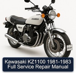 1981-1983 Kawasaki KZ Series KZ1100 Service Repair Workshop Manual PDF