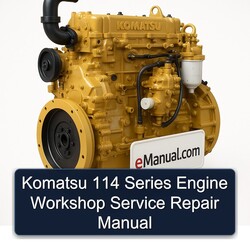 Komatsu 114 Series Engine Service Repair Workshop Manual PDF