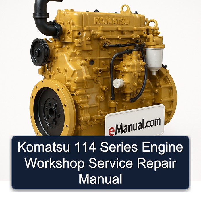 Komatsu 114 Series Engine Service Repair Workshop Manual PDF