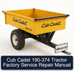Cub Cadet 190-374 Tractor Service Repair Workshop Manual PDF