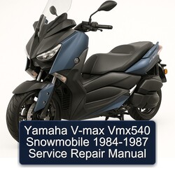 1984-1987 Yamaha V-MAX VMX540 Snowmobile Service Repair Workshop Manual PDF