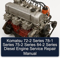 Datsun L Series & Z Komatsu 72-2 78-1 75-2 84-2 Diesel Engine Service Repair Workshop Manual PDF