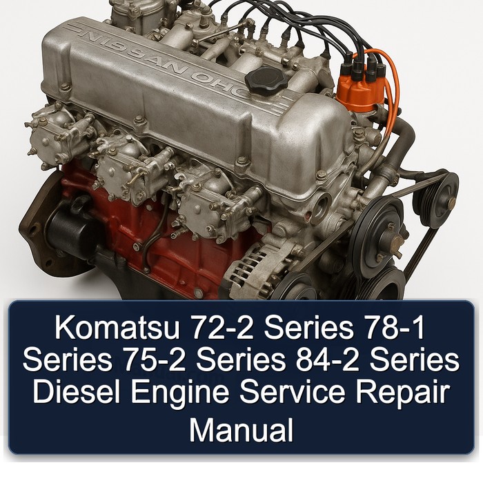 Datsun L Series & Z Komatsu 72-2 78-1 75-2 84-2 Diesel Engine Service Repair Workshop Manual PDF