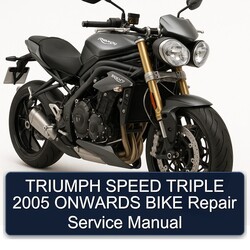 2005 Triumph Speed Triple Onwards Bike Service Repair Workshop Manual PDF