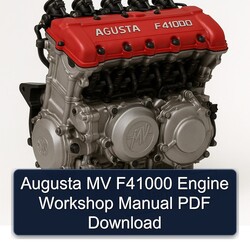Augusta MV F41000 Engine Service Repair Workshop Manual PDF