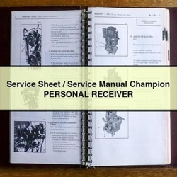 Bedienungsanleitung Champion PERSONAL Empfänger (PDF)