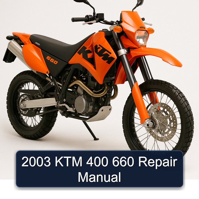 2003 KTM 400 Service Repair Workshop Manual PDF