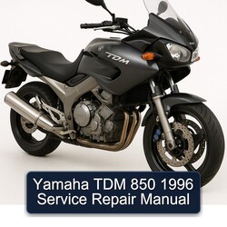1996 Yamaha TDM Models 850 Service Repair Workshop Manual PDF